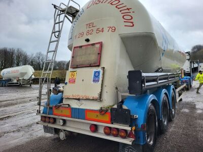 2011 Feldbinder 43³ Triaxle 3 Pot Powder Tank Trailer - 10