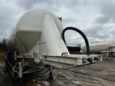 2021 Feldbinder 47³ Triaxle 3 Pot Powder Tank Trailer