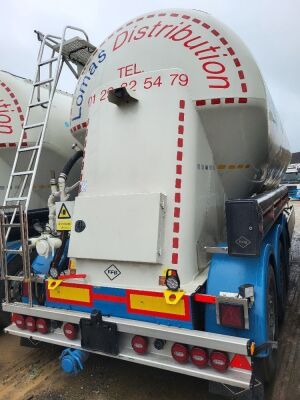 2022 Feldbinder 40³ Triaxle 2 Pot Powder Tank Trailer - 4