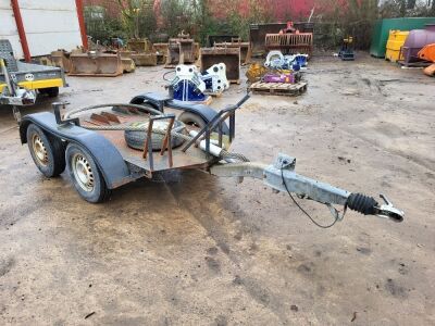 Tandem Axle Drawbar Motorbike Trailer