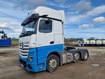 2020 Mercedes Actros 2551 6x2 Midlift Tractor Unit