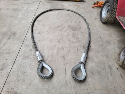 Large Wire Rope with Eyes on Either End