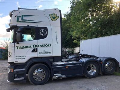 2015 (65) Scania R520 V8 Topline 6x2 Rear Lift Tractor Unit