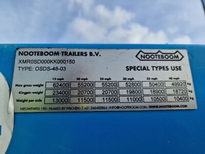 2019 Nooteboom OSDS-48-03 Triaxle Stepframe Low Loader  - 7