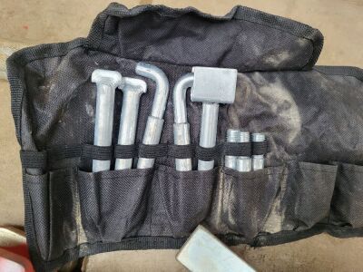 5x Drain Lift Keys & Adaptors - 2