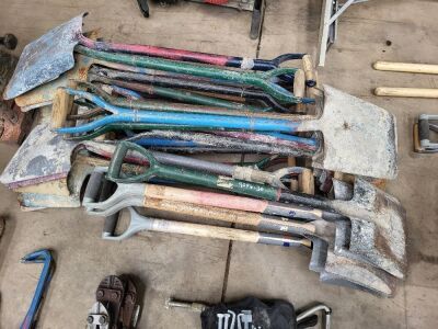 Large Quantity of Shovels