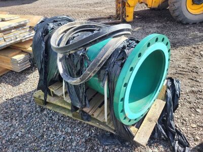 2x Large Water Pipe With 45° Outlet - 4
