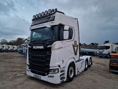 2019 Scania S650 V8 Special Edition 6x2 Rear Lift Tractor Unit