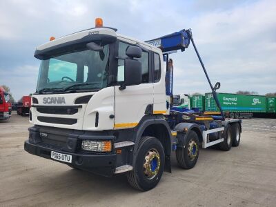 2015 Scania P370 8x4 Hook Loader - 2