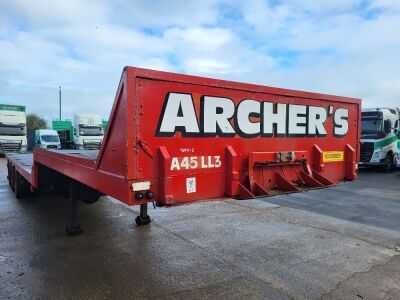 1989 Van Hool Triaxle Stepframe Trailer