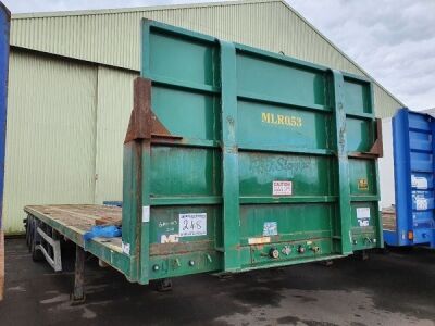 2010 M&G 45' Triaxle Flat Trailer