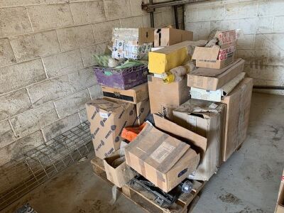 Pallet of Miscellaneous Truck & Plant Parts & Filters 