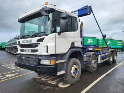 2015 Scania P370 8x4 Hookloader