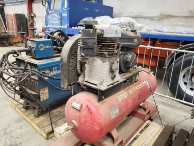 Rednal Pneumatics 250ltr Diesel Compressor, Bryco Donkey Engine