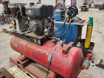 Rednal Pneumatics 250ltr Diesel Compressor, Bryco Donkey Engine - 3