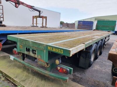 2010 M&G 45' Triaxle Flat Trailer - 4