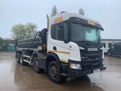 2018 Scania P410XT 8x4 Steel Body Tipper