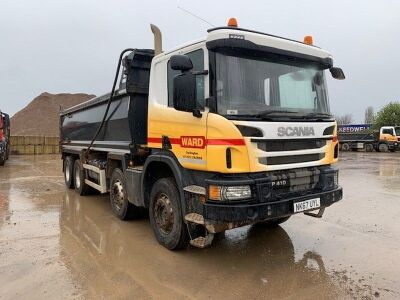 2018 Scania P410 8x4 Steel Body Tipper