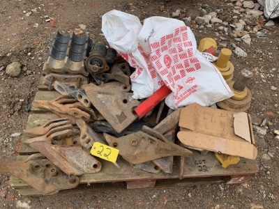 Qty Misc Excavator Parts