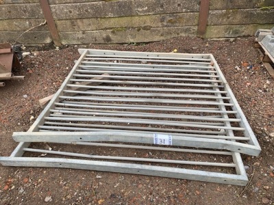 2 x Galvanised Steel Gates