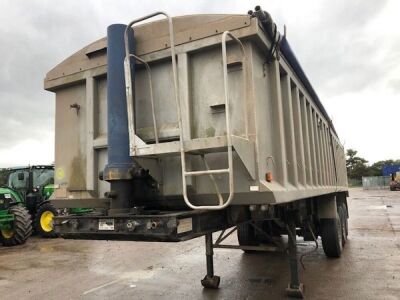 2000 United Triaxle Alloy Body Aggregate Tipping Trailer - 2