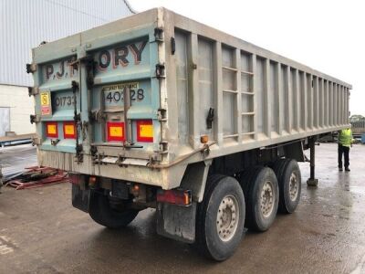 2000 United Triaxle Alloy Body Aggregate Tipping Trailer - 4