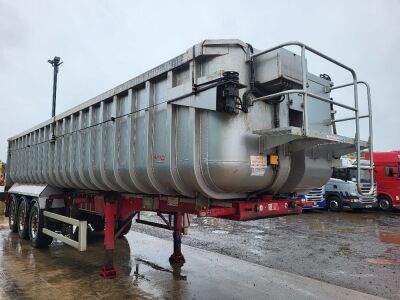 2016 Fruehauf Triaxle Alloy Body Tipping Trailer