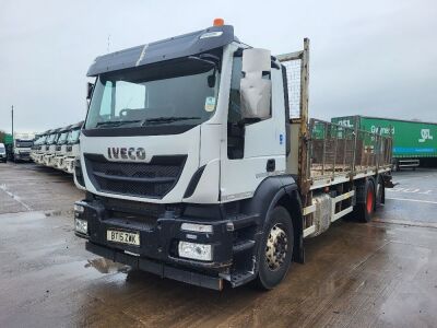 2015 Iveco Stralis 260 6x2 Rearlift Dropside Flat