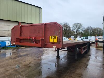 1987 VanHool Triaxle Flat Trailer