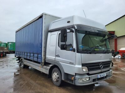 2008 Mercedes Atego 818L 4x2 Curtainside Rigid