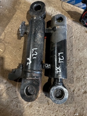 Pair of Misc Hydraulic Rams