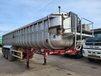 2013 Fruehauf Triaxle Alloy Body Tipping Trailer