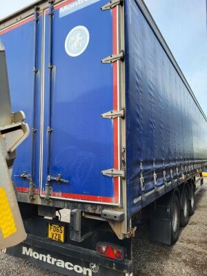 2016 Montracon Triaxle Curtainside Trailer - 5