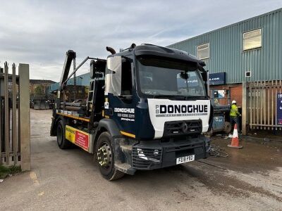 2018 Renault D18 Telescopic 4x2 Skip Loader