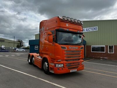 2014 Scania R580 V8 6x2 Midlift Tractor Unit