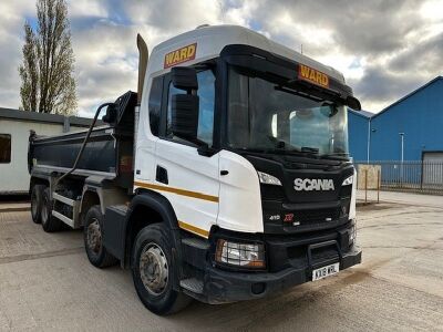 2018 Scania P410XT 8x4 Steel Body Tipper