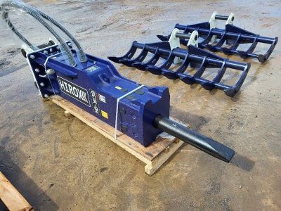 New & Unused Hirox HDX30 Hydraulic Breaker