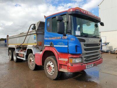 2014 Scania P410 Euro 6 8x4 Tipper