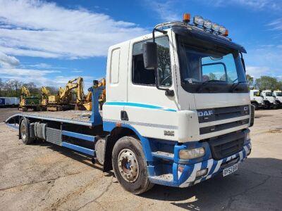 2003 DAF CF 65.220 4x2 Beavertail Recovery Truck 