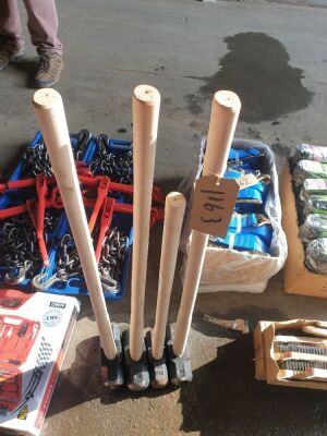 4 Large Sledge Hammers