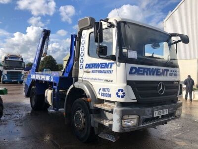 2008 Mercedes Axor 1824 4x2 Telescopic Skip Loader