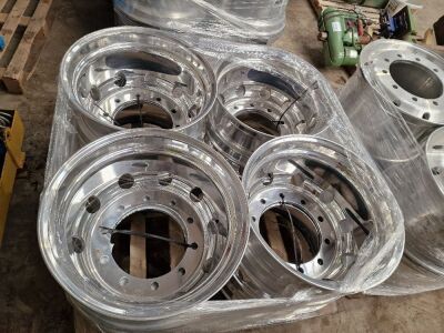 8 x Alcoa 22.5x9.00-176 Alloy Rims - 3