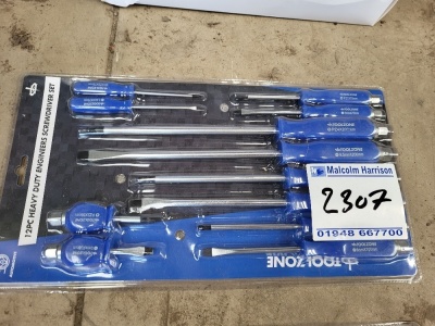 12pc Screw Driver Set