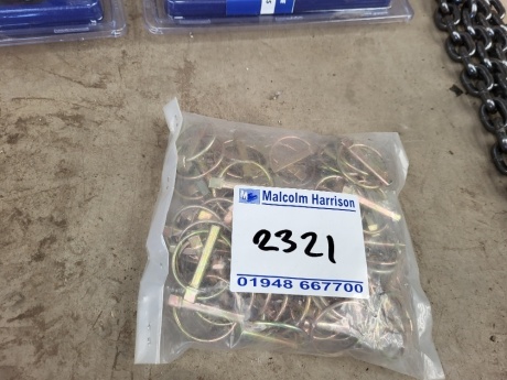 Bag 50 x 8mm Lynch Pins