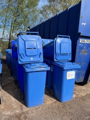 22 x Plastic Wheelie Bins