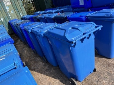 18 x Plastic Wheelie Bins