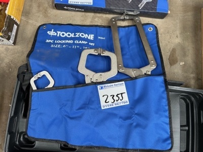 3pc Welding Clamp Set