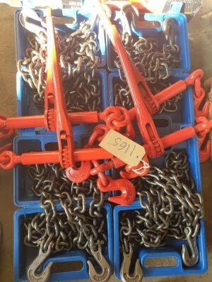 4 Lashing Chains & Load Binders 