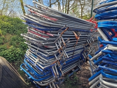 Qty of Steel Crowd Control Barriers  - 7