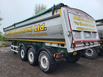 2013 Montracon Triaxle Bathtub Aggregate Tipping Trailer  - 3